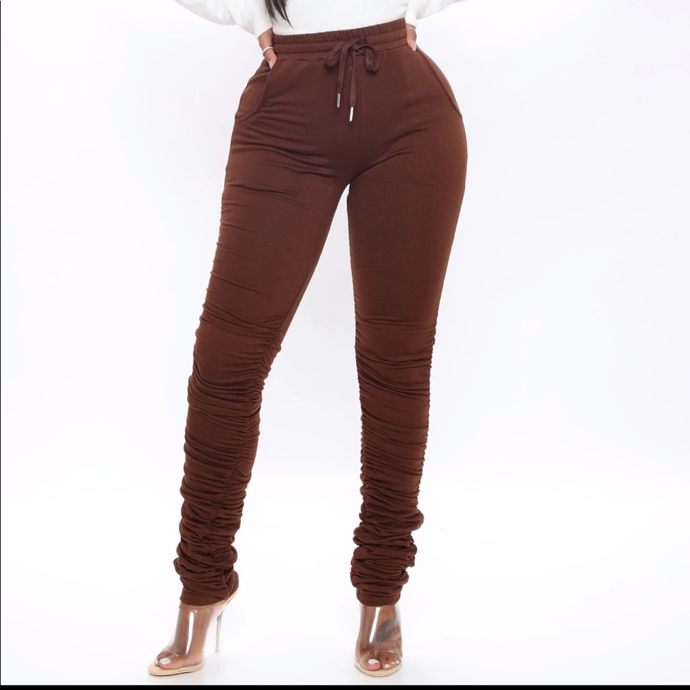 NEW Chase The Bag Stacked Joggers